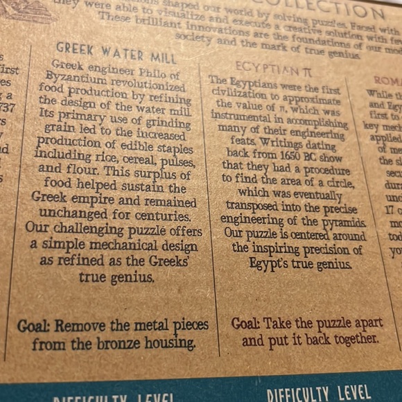 True Genius Brainteaser wood and Metal Puzzles - Picture 12 of 16